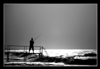 Bir Olta Bir Deniz Bir Adam - Fotoraf: Birol Yucel fotoraflar fotoraf galerisi. 